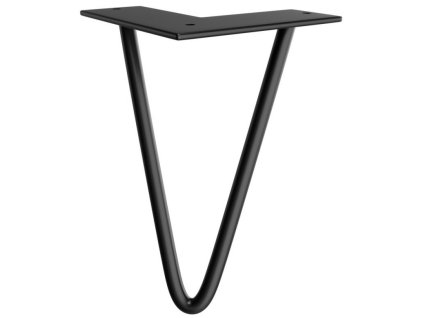 Sapho Nábytková nožička, výška 200mm, černá mat 30387