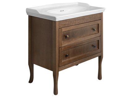 Sapho RETRO umyvadlová skříňka 83,5x80x43cm, buk 1630