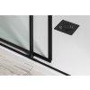 Polysan ALTIS BLACK čtvercový sprchový kout 1000x1000 mm, rohový vstup, čiré sklo AL1512BAL1512B