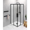 Polysan ALTIS BLACK čtvercový sprchový kout 800x800 mm, rohový vstup, čiré sklo AL1582BAL1582B