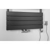 Aqualine BONDI otopné těleso 600x1222 mm, Antracit DC425T