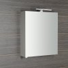 Sapho RIWA galerka s LED osvětlením, 60x70x17cm, bílá lesk RIW060-0030