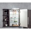 Sapho RIWA galerka s LED osvětlením, 60x70x17cm, bílá lesk RIW060-0030