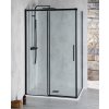 Polysan ALTIS BLACK obdélníkový sprchový kout 1400x800 mm, L/P varianta AL4112BAL5912B