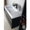 Sapho GODIVA umyvadlo, litý mramor, 83x44cm, bílá GU083L