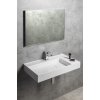 Sapho GODIVA umyvadlo, litý mramor, 83x44cm, bílá GU083L