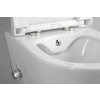 Sapho AVVA CLEANWASH závěsná WC mísa, integrovaná baterie a bidet. sprška, Rimless, 35,5x53cm, bílá 100315