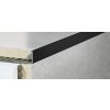Sapho Lišta k obkladům L, L250cm, 12,5mm, komaxit černá hliník PA032