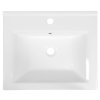 Aqualine ZUNO 55 keramické umyvadlo nábytkové 55x45cm, bílá 9055