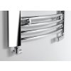 Sapho CORNER připojovací sada ventilů termostatická triaxiální, pravé provedení, chrom CP1012RS