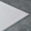 RONAL sprchová vanička LIVADA z litého mramoru, obdélník 90x120x3,7 cm, bílá, sifon na delší straně vaničky W20AL09012004