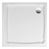 GELCO DIONA sprchová vanička z litého mramoru, čtverec 90x90x7,5cm, bílá GD009