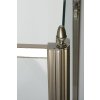 GELCO ANTIQUE sprchové dveře otočné, 900mm, pravé, ČIRÉ sklo, bronz GQ1390RC
