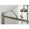 GELCO ANTIQUE sprchové dveře otočné, 900mm, pravé, ČIRÉ sklo, bronz GQ1390RC
