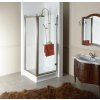 GELCO ANTIQUE sprchové dveře otočné, 900mm, pravé, ČIRÉ sklo, bronz GQ1390RC