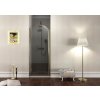 GELCO ANTIQUE sprchové dveře otočné, 900mm, levé, ČIRÉ sklo, bronz GQ1290LC
