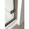 GELCO ANTIQUE sprchové dveře otočné, 800mm, pravé, ČIRÉ sklo, bronz GQ1380RC