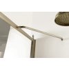 GELCO ANTIQUE sprchové dveře otočné, 800mm, pravé, ČIRÉ sklo, bronz GQ1380RC