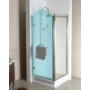 GELCO ANTIQUE boční stěna 800mm, ČIRÉ sklo, bronz GQ5680C