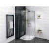 GELCO DRAGON čtvrtkruhová zástěna 900x900 mm, sklo čiré GD4490