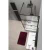 GELCO CURE BLACK sprchová zástěna 900mm, čiré sklo CB90