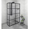 GELCO CURE BLACK sprchová zástěna 1400mm, čiré sklo CB140