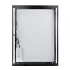 NIMCO OBDELNÍKOVÁ - OSTRÉ ROHY Černé LED zrcadlo 1200x650 ZPC 41006-90