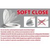 Kerasan EGO WC sedátko, Soft Close, bílá 328801