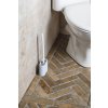 Aqualine WC silikonová štětka závěsná/na postavení, bílá TF010