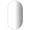 Aqualine Zrcadlo s broušenou hranou oválné 50x85cm, CU free 22504
