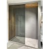 Polysan ARCHITEX sada pro uchycení skla, podlaha-stěna-strop, max. š. 1600mm, černá mat AXL2816B