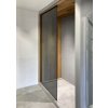 Polysan ARCHITEX sada pro uchycení skla, podlaha-stěna-strop, max. š. 1600mm, černá mat AXL2816B