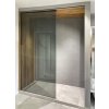Polysan ARCHITEX sada pro uchycení skla, podlaha-stěna-strop, max. š. 1200mm, černá mat AXL2812B