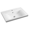 Aqualine SAVA 70 keramické umyvadlo nábytkové 70x46cm, bílá 2070