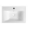 Aqualine SAVA 70 keramické umyvadlo nábytkové 70x46cm, bílá 2070