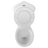 Aqualine CLIFTON rohové WC kombi, dvojtlačítko 3/6l, zadní/spodní odpad, bílá FS1PK