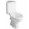 Aqualine CLIFTON rohové WC kombi, dvojtlačítko 3/6l, zadní/spodní odpad, bílá FS1PK