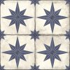 SUPERCERAMICA HIDRAULICO dlažba Star Blue 45x45 (1,62m2) HDO003