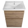 Aqualine ALTAIR umyvadlová skříňka 52x72,5x45cm, dub emporio AI355