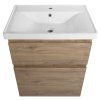 Aqualine ALTAIR umyvadlová skříňka 61,5x72,5x45cm, dub emporio AI365