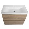 Aqualine ALTAIR umyvadlová skříňka 77,5x60x45cm, dub emporio AI380