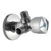 Arco ARCO kombinovaný rohový ventil A-80 se dvěma vývody 1/2"x3/8"x3/8", anticalc CQ4102