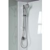 Aqualine AIGO čtvrtkruhový sprchový box 900x900x2040 mm, bílý profil, čiré sklo YB93