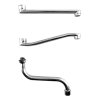 Aqualine AQUALINE 35 nástěnná baterie 3/4", rozteč 100mm, bez ramínka, chrom 52131