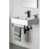 Sapho HANG držák ručníků pod umyvadlo 460x98mm, černá mat HG460