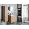 Aqualine ALTAIR umyvadlová skříňka 67x60x45cm, dub emporio AI370