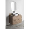 Aqualine ALTAIR umyvadlová skříňka 67x60x45cm, dub emporio AI370