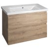 Aqualine ALTAIR umyvadlová skříňka 86,5x60x45cm, dub emporio AI390