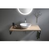 Aqualine VEGA deska pod umyvadlo 145x45cm, dub platin VG750