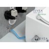 Isvea INFINITY CLEANWASH závěsná WC mísa, integrovaný ventil a bidet. sprška, Rimless, 36,5x53cm, bílá 10NFS1001I